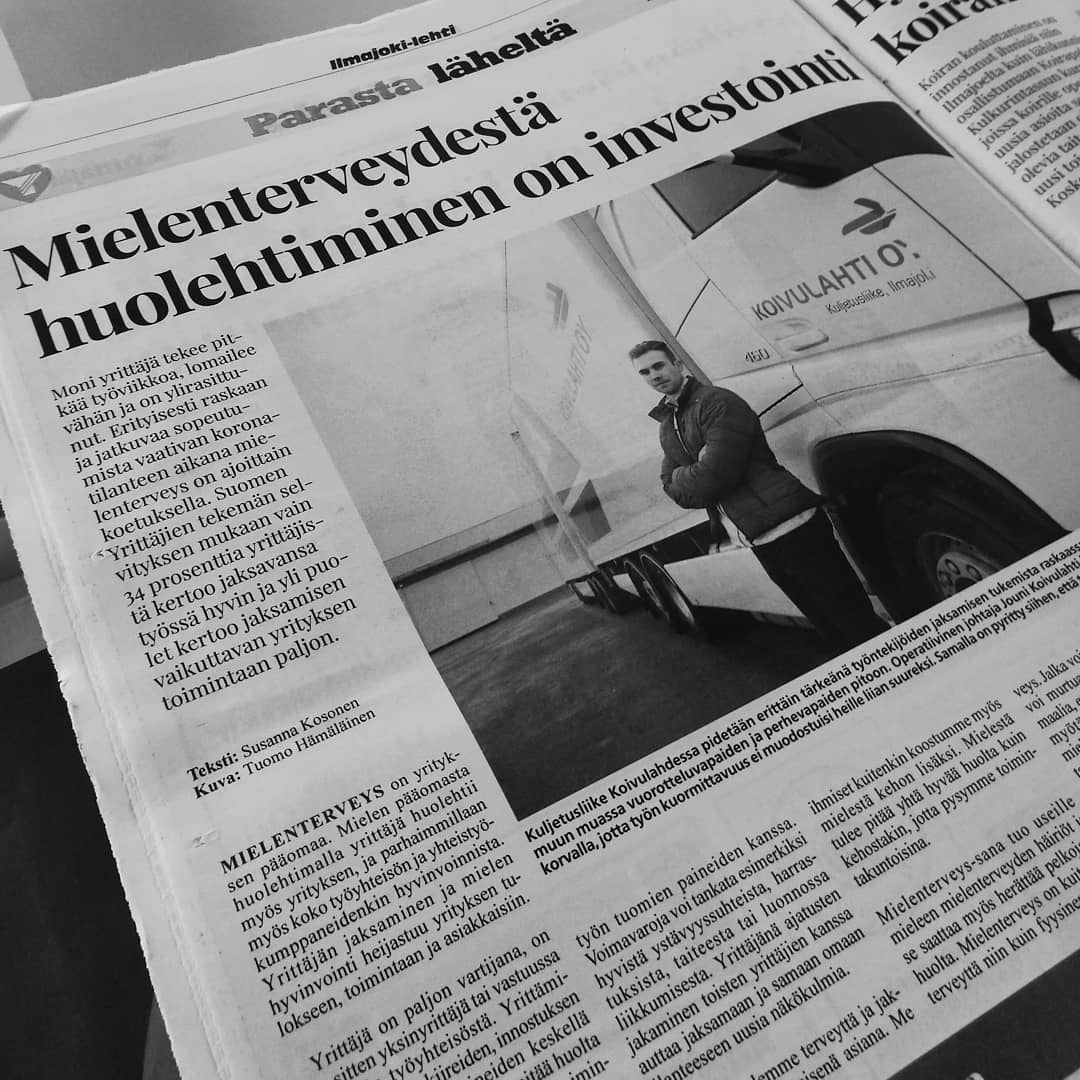Mielenterveydestä huolehtiminen on investointi